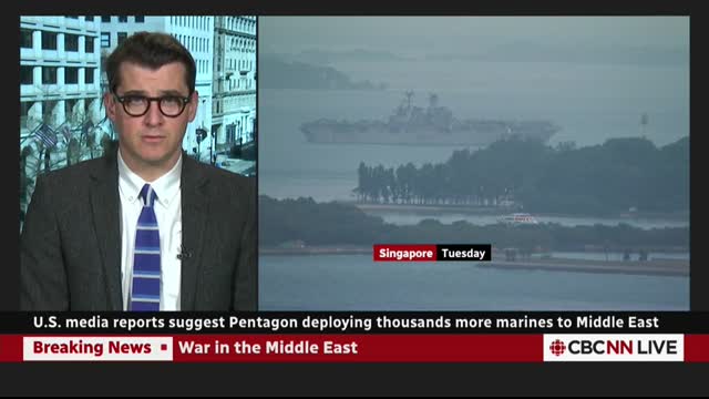 Pentagon sending 3 more warships, thousands of marines to Middle East U.S. media reports