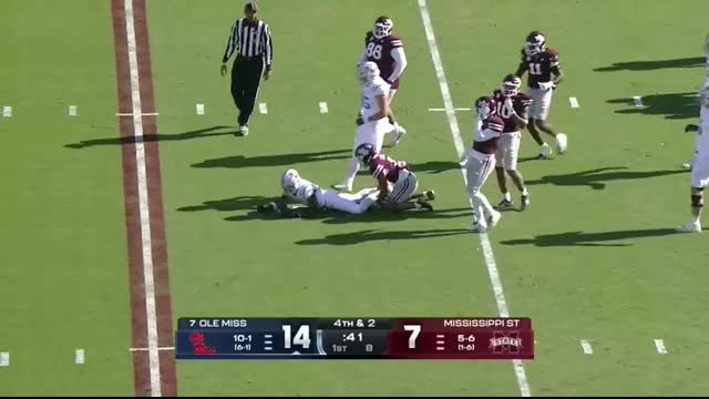 Egg Bowl Ole Miss Rebels vs. Mississippi State Bulldogs   Full Game Highlights   ESPN CFB