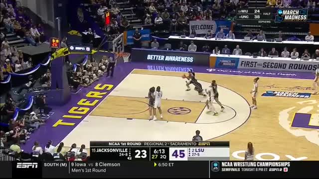 LSU vs. Jacksonville - First round NCAA tournament extended highlights