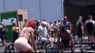 When The Whole Fitness Event Watches You Lift…?