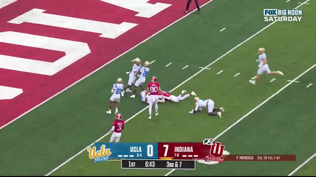 UCLA Bruins vs. No. 2 Indiana Hoosiers Highlights   FOX College Football