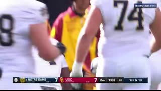 No. 5 Notre Dame vs. USC FULL GAME HIGHLIGHTS   Big Ten on CBS
