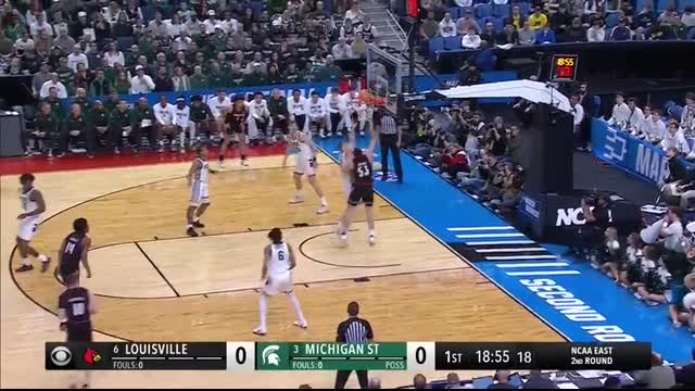 Michigan State vs. Louisville - Second round NCAA tournament extended highlights