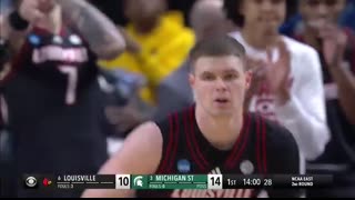 Michigan State vs. Louisville - Second round NCAA tournament extended highlights