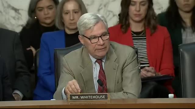 Sen. Whitehouse on AG Bondi Hearing  An Awful Day in the History of this Committee