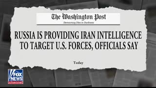 URGENT Russia providing Iran intel to target US forces, report says