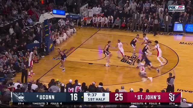 No. 6 UConn Huskies vs. No. 13 St. John's Red Storm Highlights ? FOX College Hoops