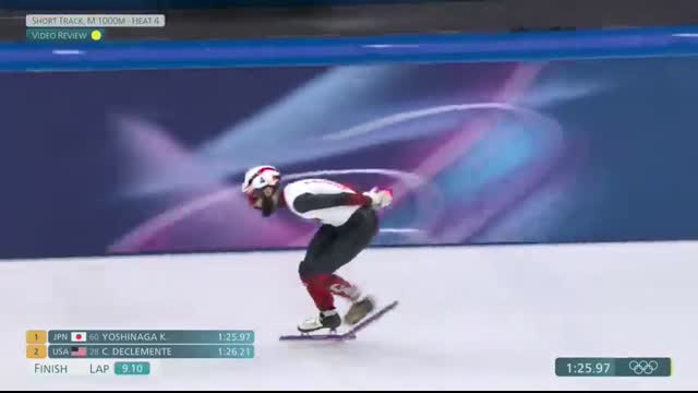 Clayton DeClemente advances to 1000m quarters in Olympic debut   Winter Olympics 2026   NBC Sports