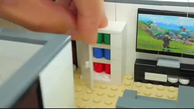 I built a LEGO PRIVATE ISLAND...