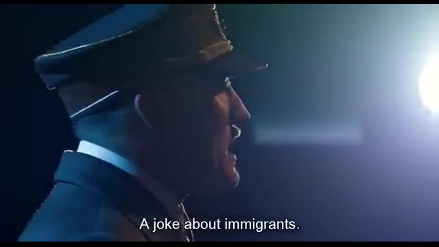 Er ist wieder da, TV Rede