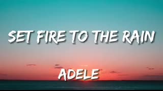 Adele – Set Fire To The Rain (lyrics)
