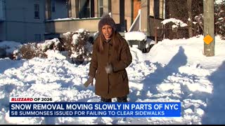 Blizzard of 2026 NYC property owners slapped with 58 summonses for failure to clear sidewalks