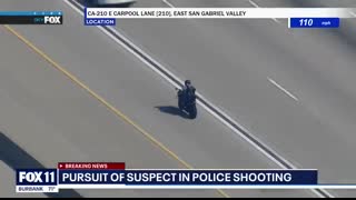 Shooting suspect crashes during pursuit in San Bernardino County    FOX 11 LA
