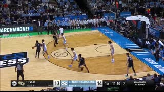VCU vs. North Carolina - First round NCAA tournament extended highlights
