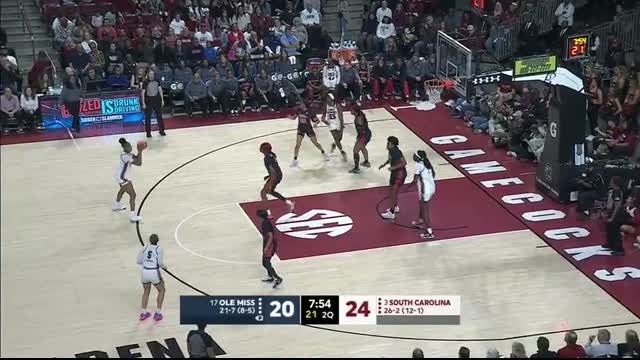 Ole Miss Rebels vs. South Carolina Gamecocks   Full Game Highlights   ESPN College Basketball