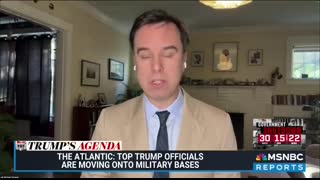 Some top Trump officials are moving onto U.S. military bases