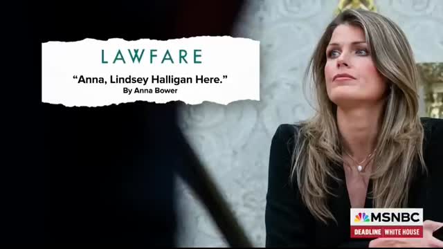 ‘The stupidity is unbelievable here’ Nicolle Wallace on Lindsey Halligan texting grand jury info