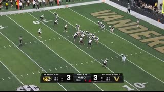Missouri Tigers vs. Vanderbilt Commodores   Full Game Highlights   ESPN College Football