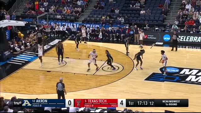 Texas Tech vs. Akron - First round NCAA tournament extended highlights