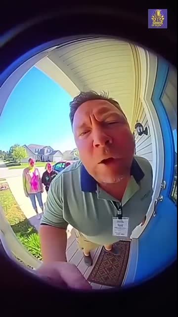 Family Covered In Paint (Caught on Ring Camera)