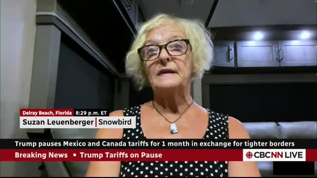 'We won't come back' Canadian snowbird in Florida says   Canada Tonight