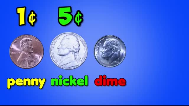 The Money Song   Penny, Nickel, Dime, Quarter   Jack Hartmann Money Song