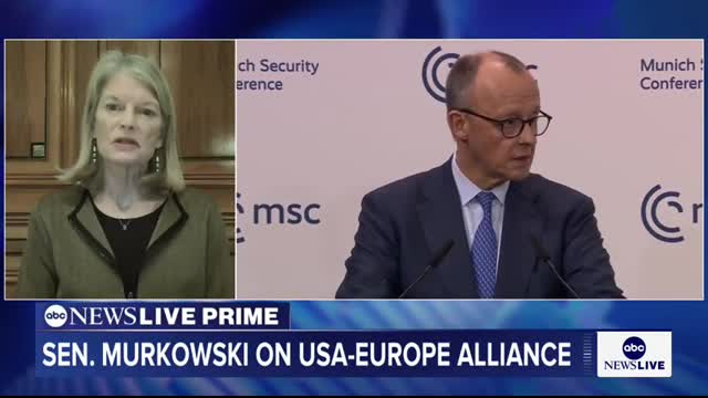 Sen. Murkowski 'There has been a shift' in conversation about US-European alliance