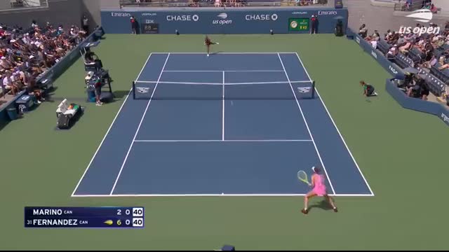 Rebecca Marino vs. Leylah Fernandez Highlights   2025 US Open Round 1