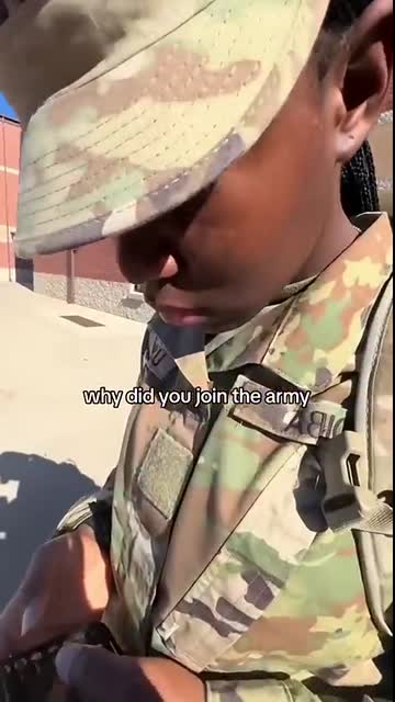 Asking Soldiers WHY They Joined The Army ?