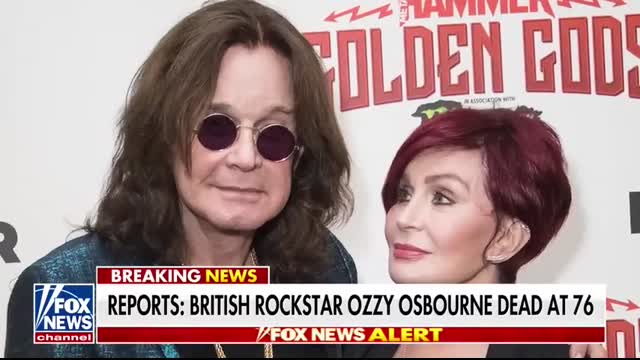 BREAKING： Legendary rocker Ozzy Osbourne dead at 76