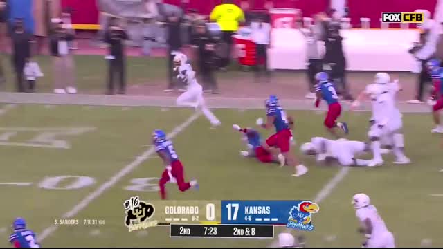 No. 16 Colorado Buffaloes vs. Kansas Jayhawks Highlights   FOX College Football