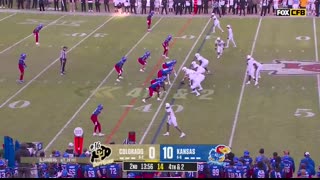 No. 16 Colorado Buffaloes vs. Kansas Jayhawks Highlights   FOX College Football