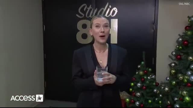 Scarlett Johansson REACTS LIVE to Colin Jost’s NSFW Joke About Her On ‘SNL’