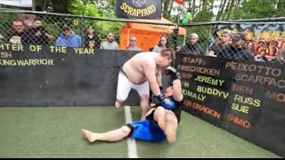 The most Bizarre and crazy backyard fight you will see