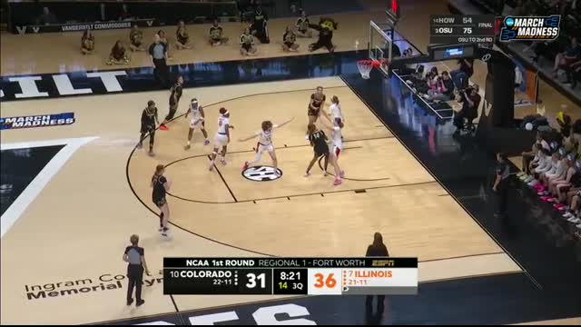 Round of 64 Highlights Colorado Buffaloes vs. Illinois Fighting Illini   NCAA Tournament