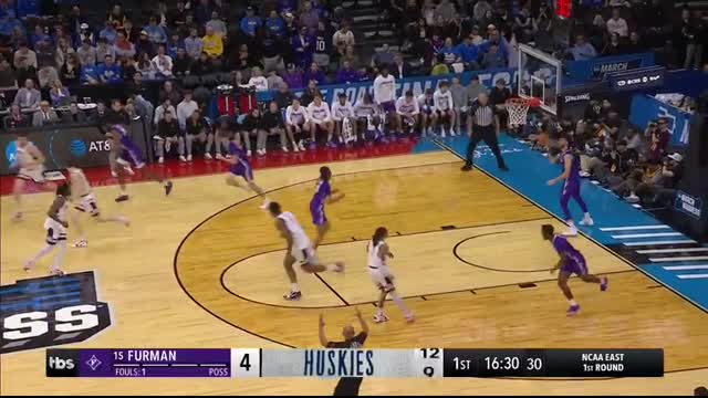 UConn vs. Furman  - First round NCAA tournament extended highlights