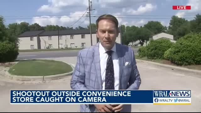 Caught on Camera Gas station shootout in Henderson, North Carolina goes viral