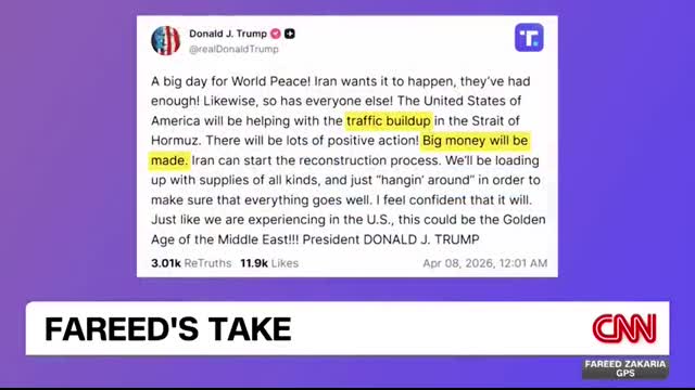 Can Trump profit from Hormuz by charging admission   Fareed’s Take