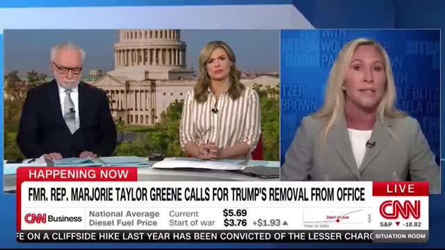 MTG calls for Trump's removal from office ‘He’s out of control’