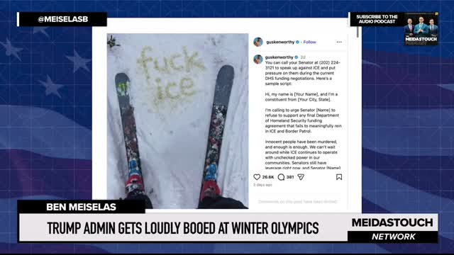 Trump Admin gets LOUDLY BOOED at WINTER OLYMPICS