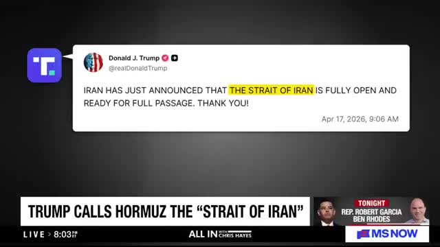 The one Trump gaffe that sums up his entire Iran failure