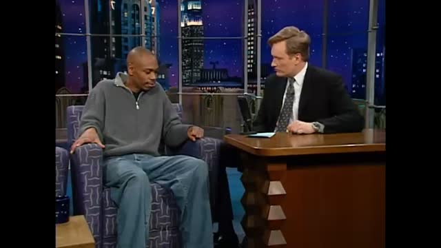 Dave Chappelle's Theory On Why Most Newscasters Are White   Late Night With Conan O'Brien