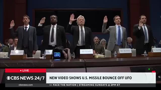 Reaction to shocking video of U.S. missile bouncing off UFO