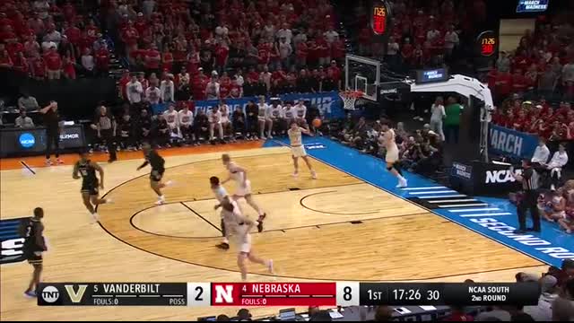 Nebraska vs. Vanderbilt - Second round NCAA tournament extended highlights