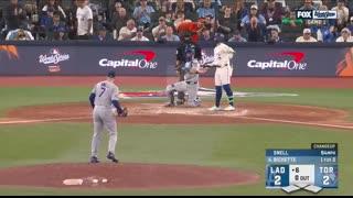 FULL 9-RUN INNING Blue Jays take their first World Series lead since 1993!