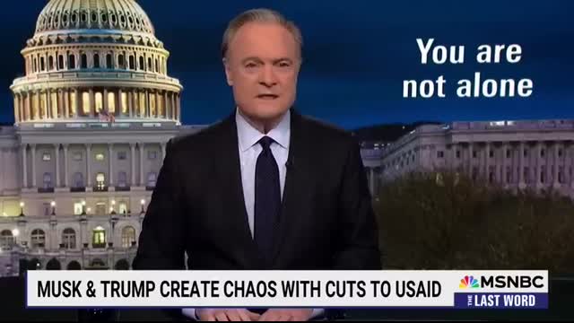 Lawrence No reporter has asked Trump about Musk’s decision to take away food from starving babies