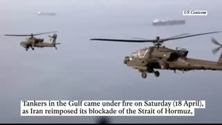 Trump warns Tehran ‘can’t blackmail us’ as gunboats ‘fire at tanker’ in Strait of Hormuz