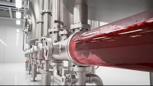 Inside A Factory From Fresh Pomegranates Processed Into Premium Juice Bottles (Full Process)