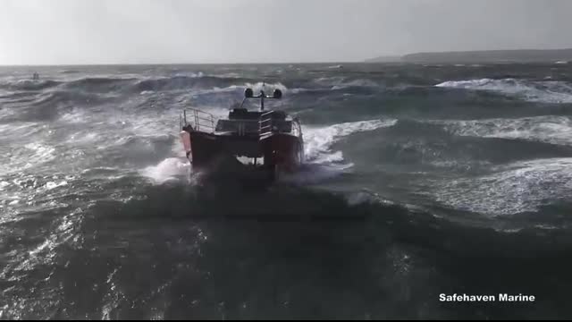 'Storm Ashley' at sea aboard the T 2000 'Voyager'