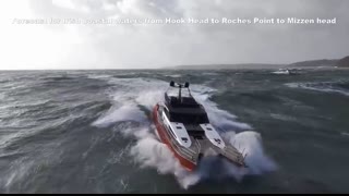 'Storm Ashley' at sea aboard the T 2000 'Voyager'